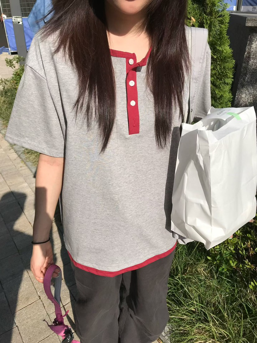 SENNE韓國代購女士新款時尚26夏季休閑推薦熱賣T恤男女同款SENNET恤