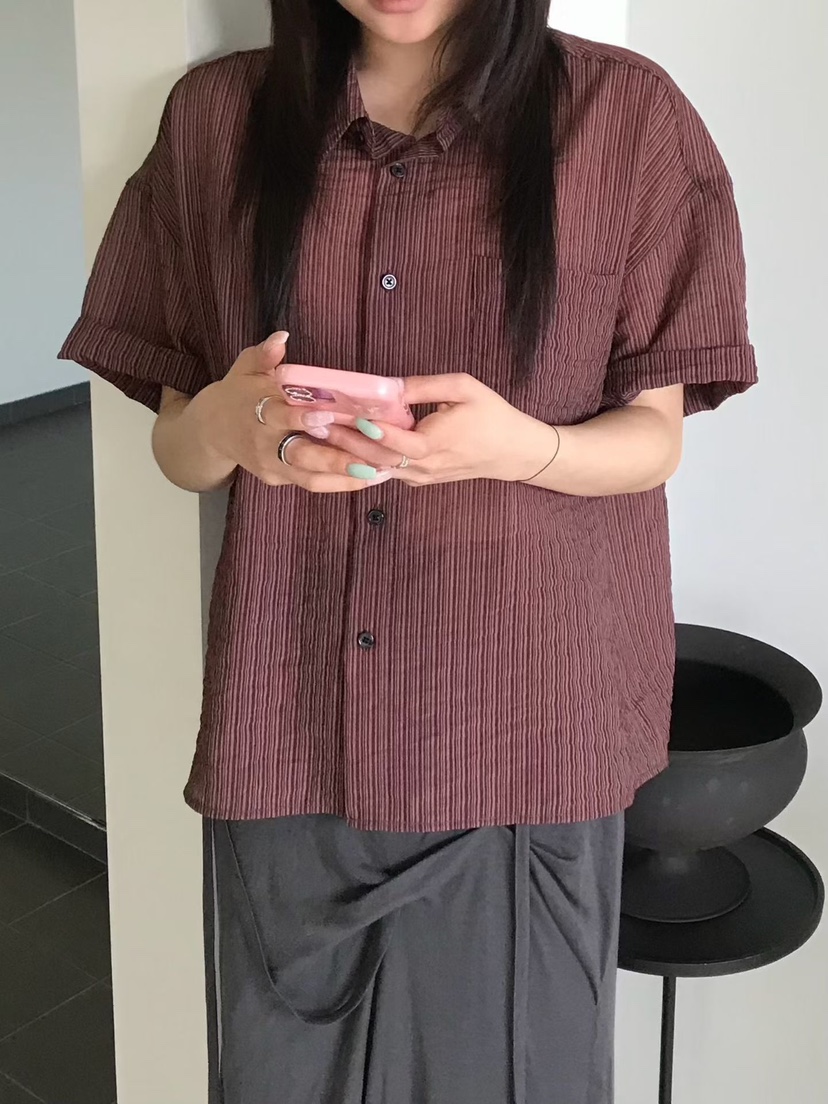 SENNE韓國直郵實拍女裝新品職業休閑推薦襯衫蕾絲衫男女同款SENNE襯衫/蕾絲衫