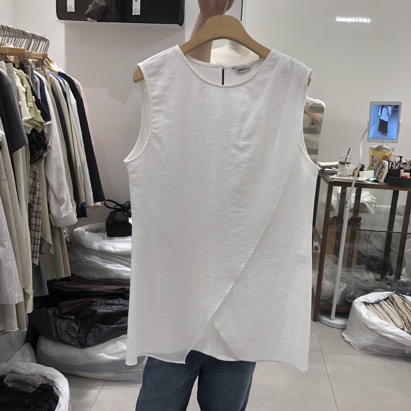 ANN MARGRET韓國代購女裝新品熱賣吊帶背心GRETA.Y吊帶/背心圖色1