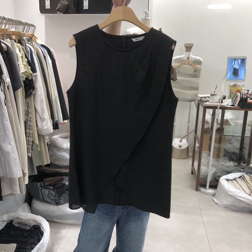 ANN MARGRET韓國代購女裝新品熱賣吊帶背心GRETA.Y吊帶/背心圖色2