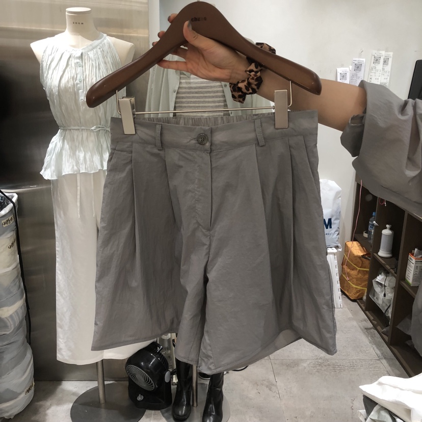 CHAE韓國直郵實拍女士新品職業時尚26夏季熱賣26春夏短褲束帶CHAE短褲圖色2