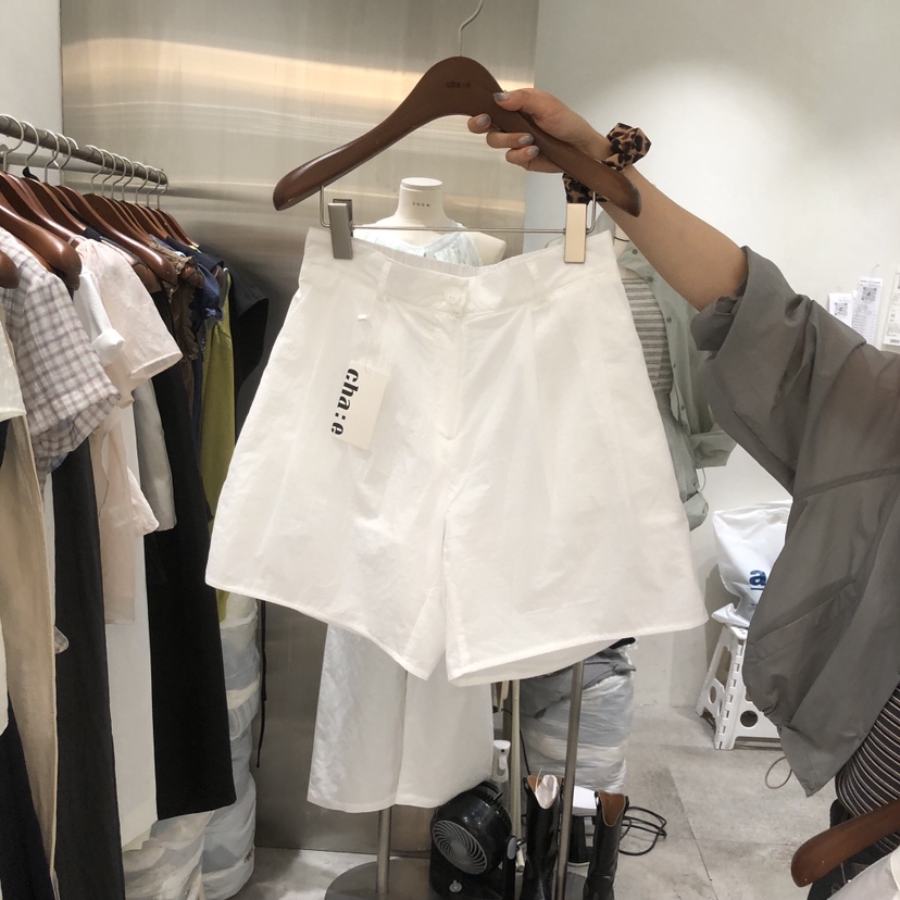 CHAE韓國直郵實拍女士新品職業時尚26夏季熱賣26春夏短褲束帶CHAE短褲圖色3
