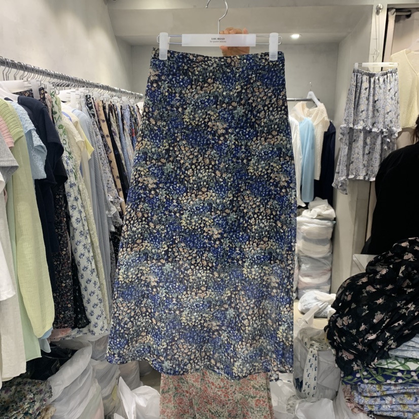 LOGROAD韓國直郵女裝新品休閑推薦人氣26夏季時尚職業長裙LOG ROAD長裙圖色2