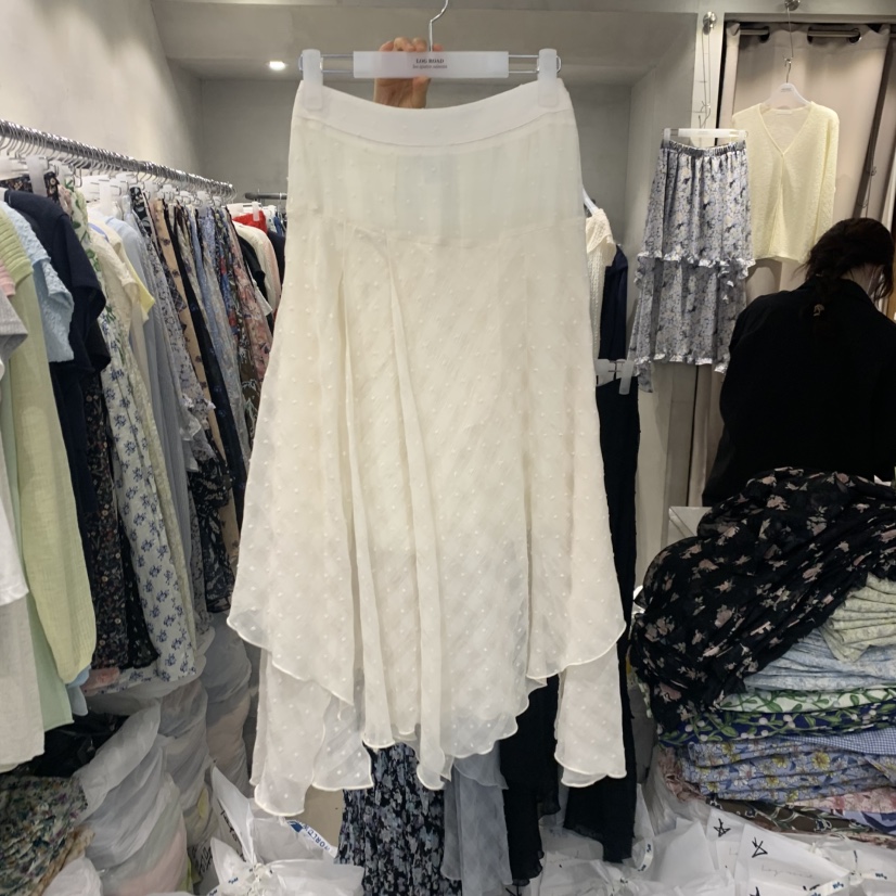 LOGROAD韓國代購女裝新款時尚休閑26夏季26春夏人氣熱賣長裙LOG ROAD長裙圖色1