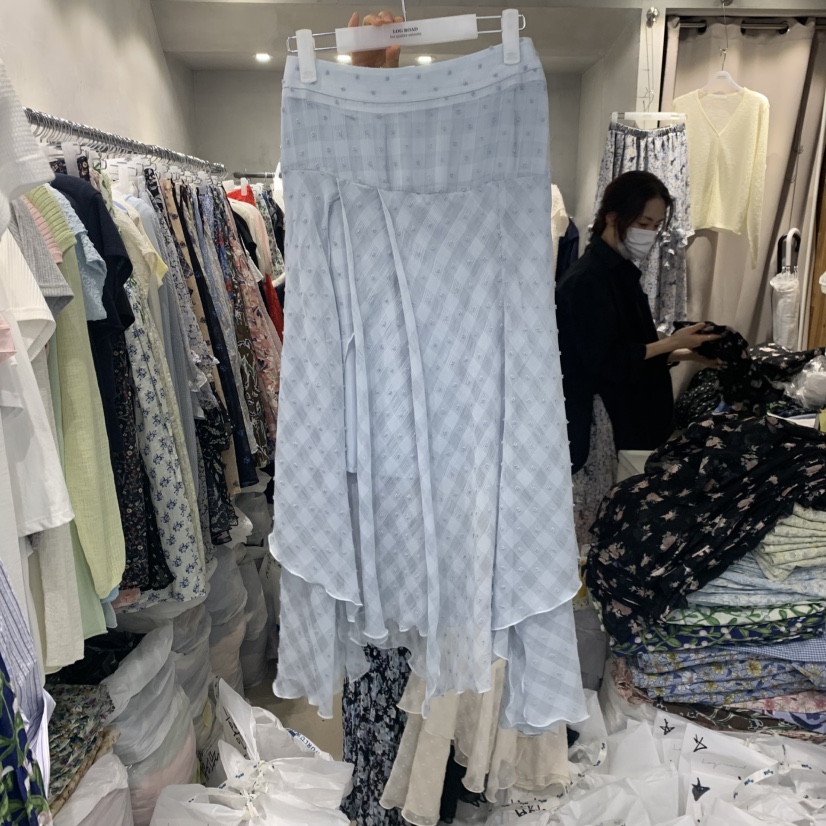LOGROAD韓國代購女裝新款時尚休閑26夏季26春夏人氣熱賣長裙LOG ROAD長裙圖色2