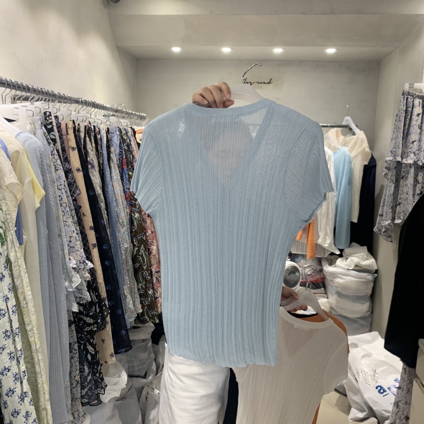 LOGROAD韓國直郵女裝新品時尚26夏季26春夏熱賣職業開衫褶裥LOG ROAD開衫