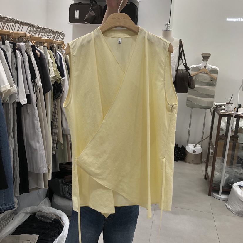 ANN MARGRET韓國直郵實拍女裝新品熱賣吊帶背心GRETA.Y吊帶/背心圖色2