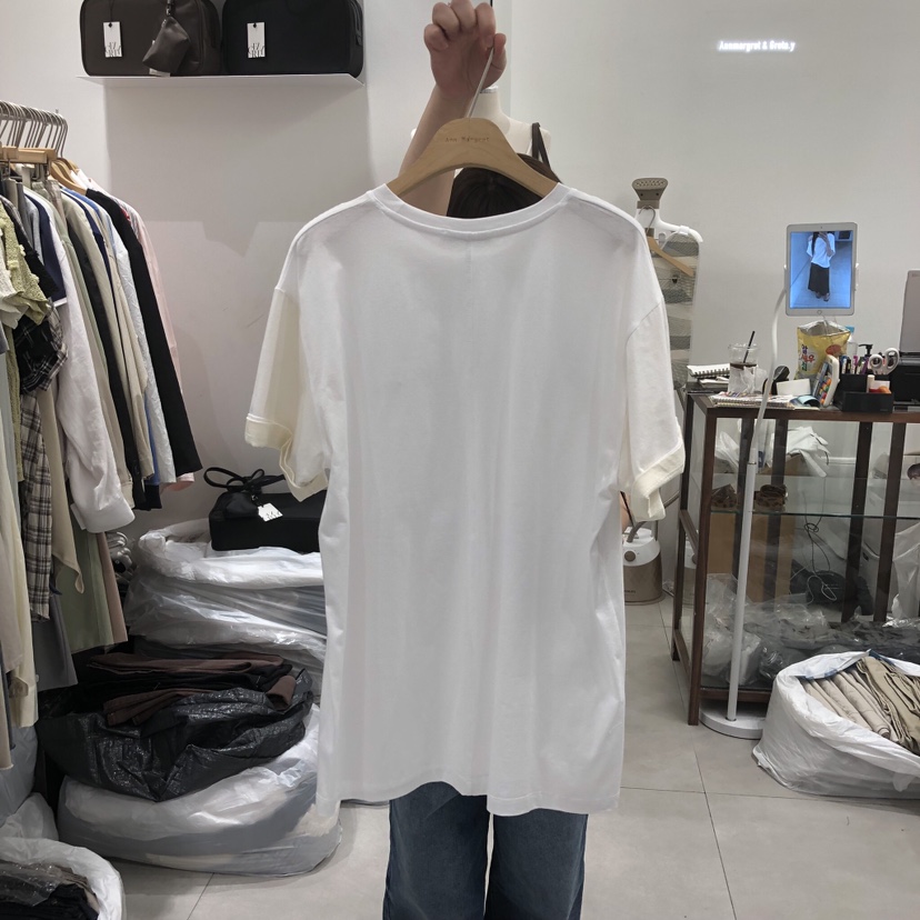 ANN MARGRET東大門實拍韓國女裝新品26春夏T恤刺繡GRETA.YT恤