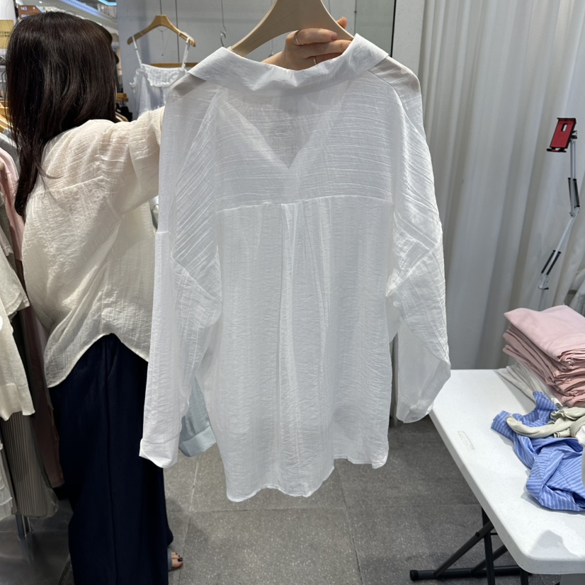 ELAN韓國直郵實拍女士新品時尚推薦26春夏人氣襯衫蕾絲衫ELAN襯衫/蕾絲衫