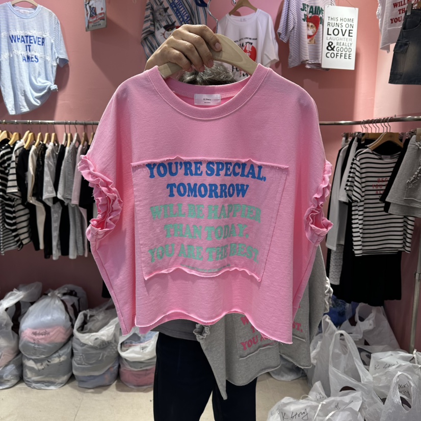 K STORY韓國直郵女裝新品推薦時尚26夏季人氣職業熱賣T恤K STORYT恤圖色2