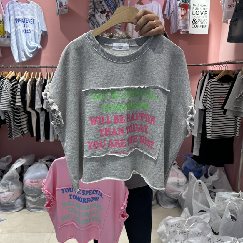 K STORY韓國直郵女裝新品推薦時尚26夏季人氣職業熱賣T恤K STORYT恤圖色3