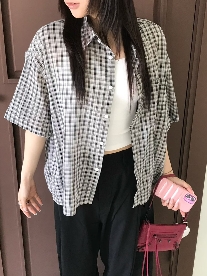 SENNE東大門實拍韓國女士新款職業時尚推薦熱賣襯衫蕾絲衫SENNE襯衫/蕾絲衫