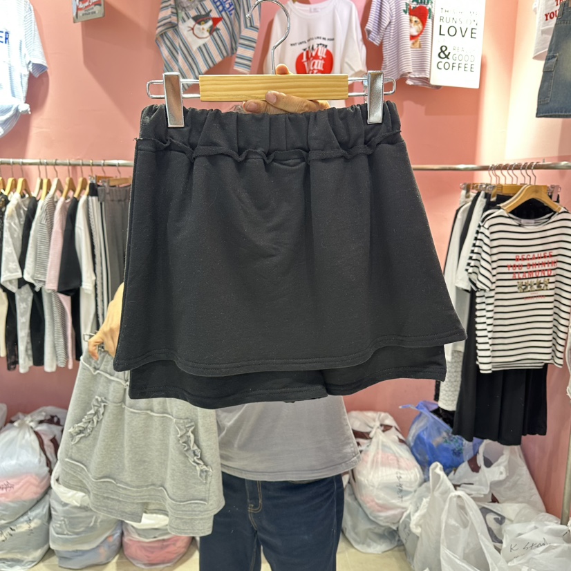 K STORY東大門實拍韓國女裝新品時尚26夏季26春夏裙褲荷葉邊K STORY裙褲