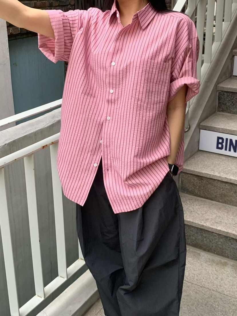 SENNE韓國直郵女士新品職業休閑時尚熱賣襯衫蕾絲衫男女同款SENNE襯衫/蕾絲衫圖色1