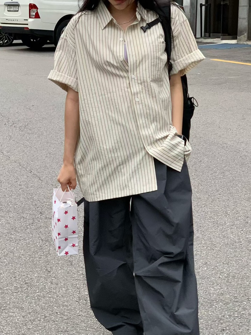 SENNE韓國直郵女士新品職業休閑時尚熱賣襯衫蕾絲衫男女同款SENNE襯衫/蕾絲衫圖色2