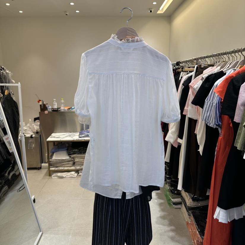 INNO東大門實拍韓國女裝新品時尚26夏季推薦26春夏襯衫蕾絲衫INNO襯衫/蕾絲衫