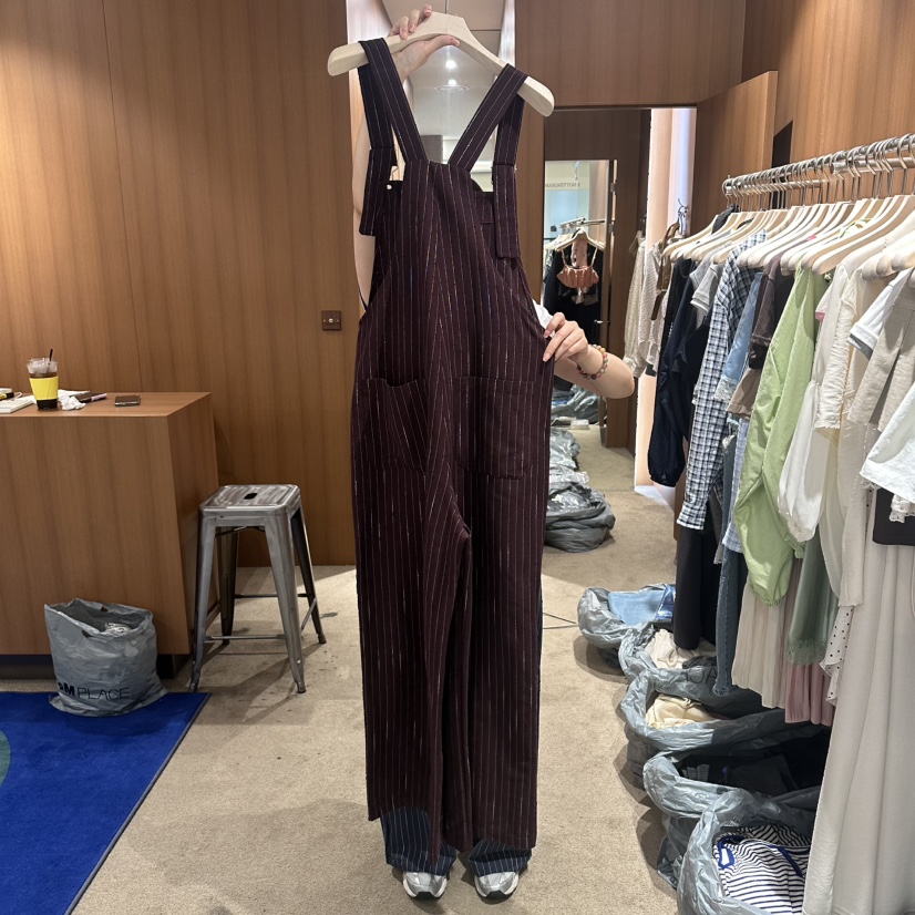 REPERTORY韓國直郵女裝新款人氣26春夏休閑推薦職業背帶褲REPERTORY背帶褲