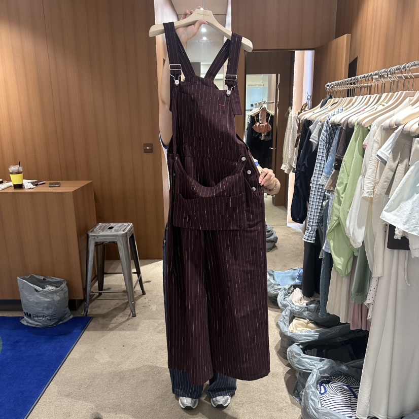 REPERTORY韓國直郵女裝新款人氣26春夏休閑推薦職業背帶褲REPERTORY背帶褲圖色2