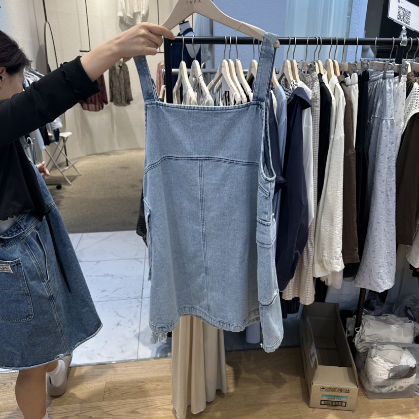 TARA韓國東大門代購女士新品休閑人氣推薦26夏季吊帶背心TARA吊帶/背心圖色1
