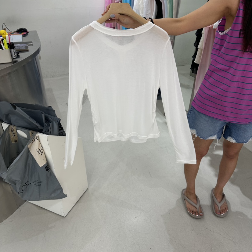 REPELLER韓國代購女裝新品熱賣休閑推薦時尚針織衫天絲開衫REPELLER針織衫