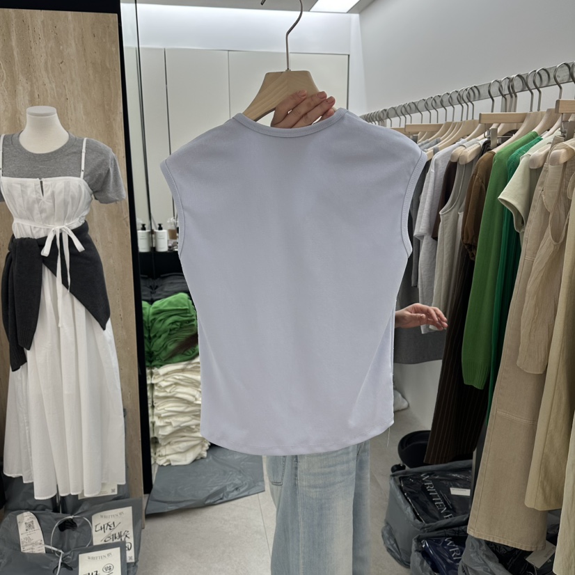 WRITTEN BY韓國東大門代購女裝新品休閑人氣吊帶背心無袖WRITTEN BY吊帶/背心