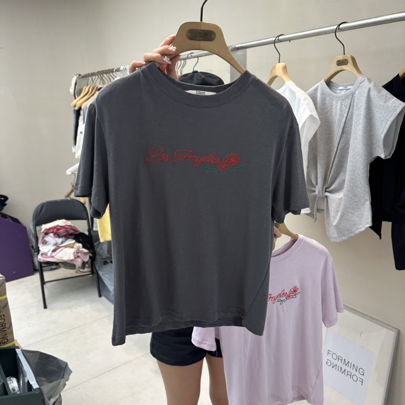 FORMING-P韓國東大門直郵女士新款26春夏26夏季職業推薦T恤FORMING-PT恤圖色3