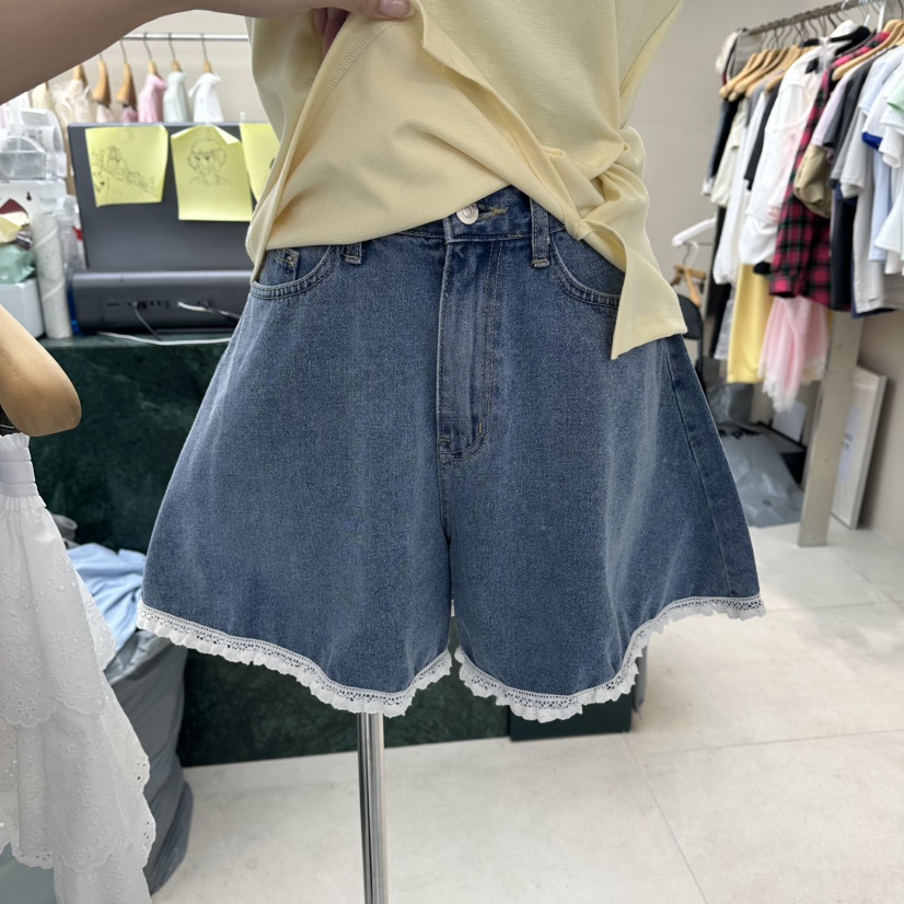 FORMING-P韓國直郵女裝新品推薦人氣時尚休閑26夏季短褲蕾絲FORMING-P短褲圖色1