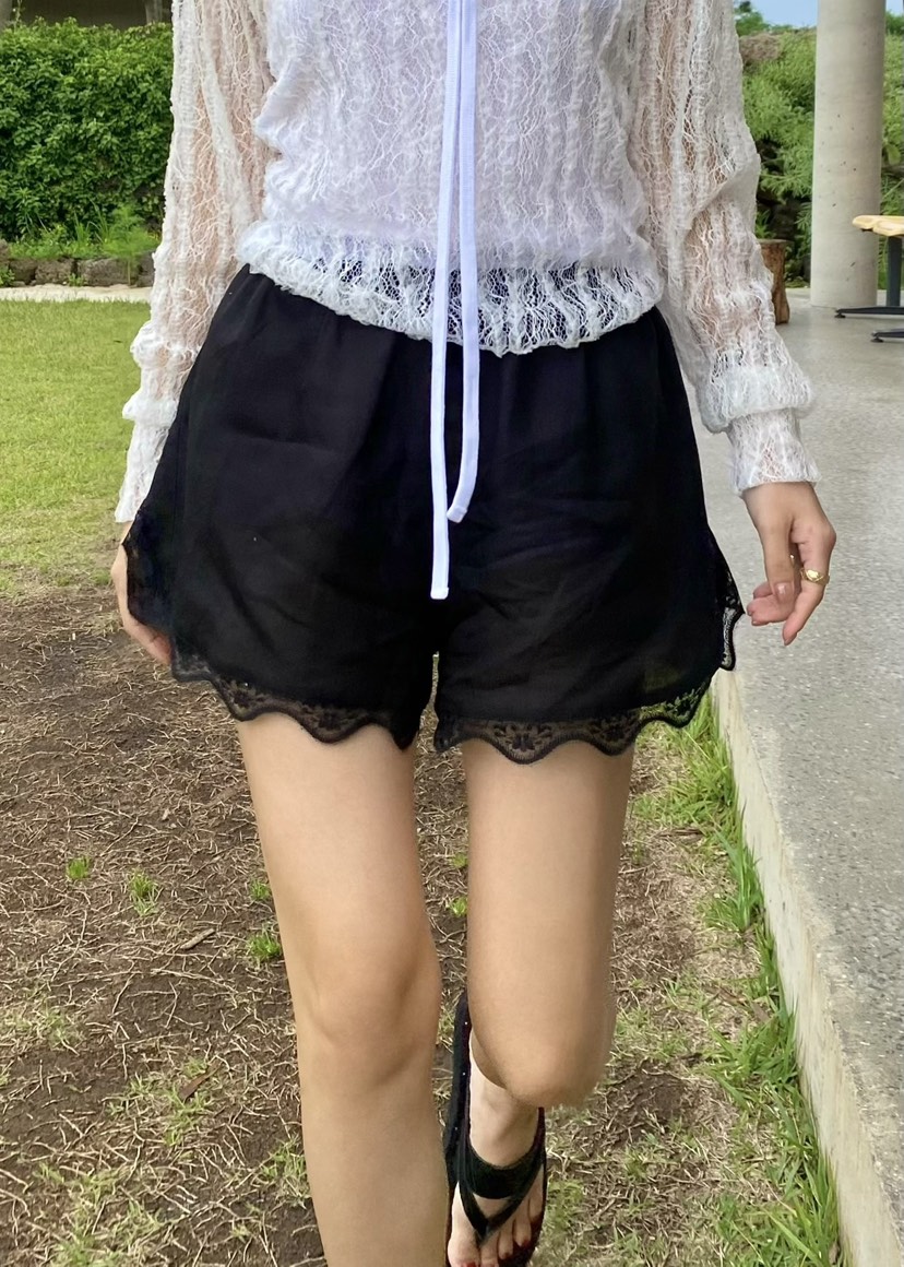 OUPPT韓國代購女士新款時尚26夏季職業人氣推薦熱賣26春夏短褲OUPPT短褲圖色1