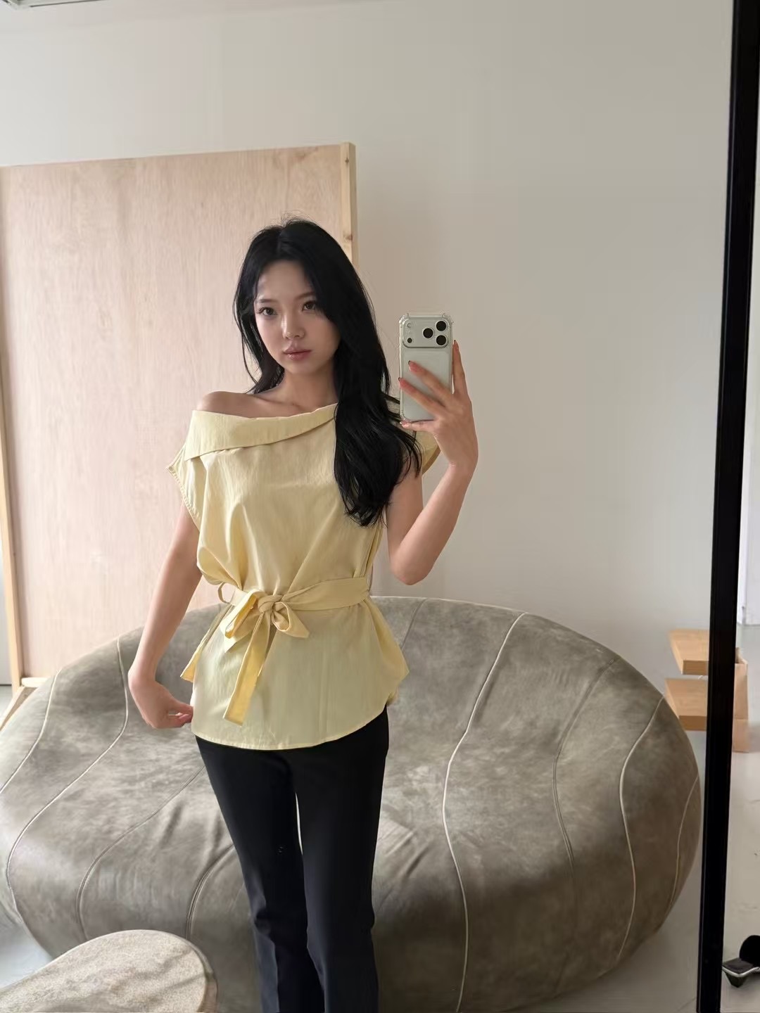 바츠韓國直郵女士新款推薦職業時尚26夏季休閑襯衫蕾絲衫Vatz襯衫/蕾絲衫