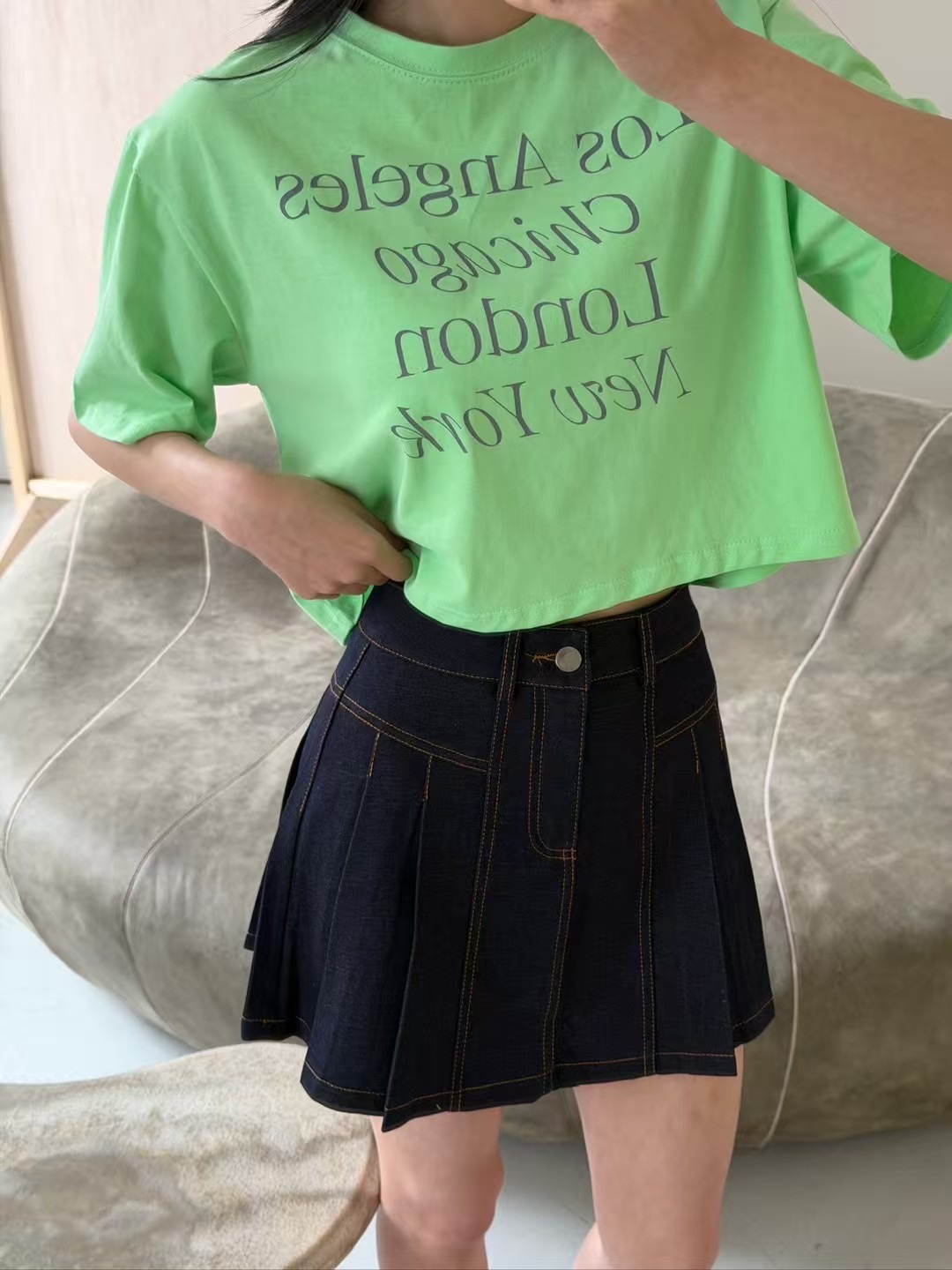 바츠韓國東大門代購女裝新款推薦26夏季時尚人氣26春夏短裙Vatz短裙