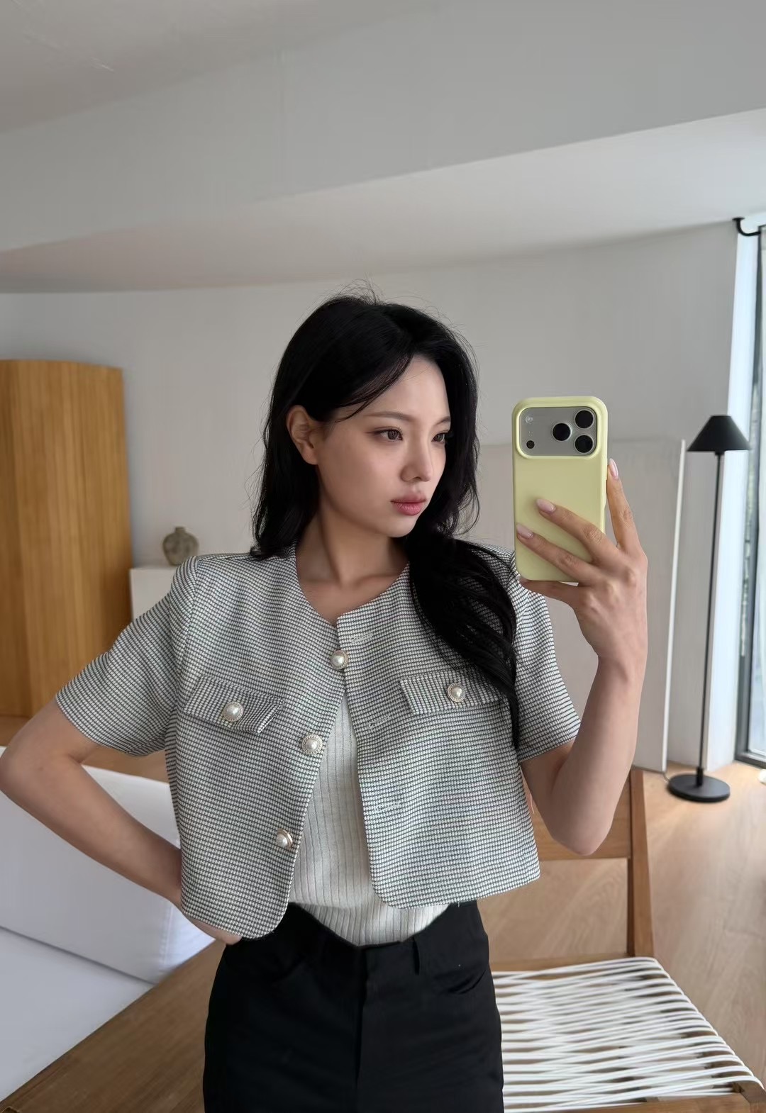 바츠韓國直郵女裝新款時尚職業26夏季休閑推薦熱賣人氣夾克Vatz夾克圖色2