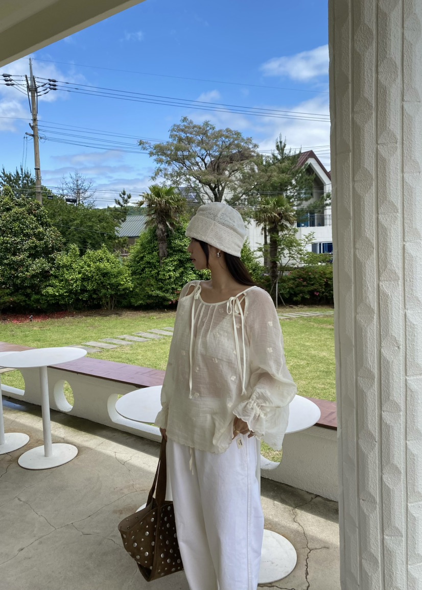 OUPPT韓國直郵實拍女裝新款職業人氣推薦26夏季襯衫蕾絲衫OUPPT襯衫/蕾絲衫
