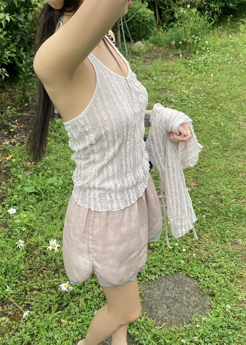 OUPPT韓國東大門直郵女裝新品26夏季26春夏吊帶背心露肩無袖OUPPT吊帶/背心