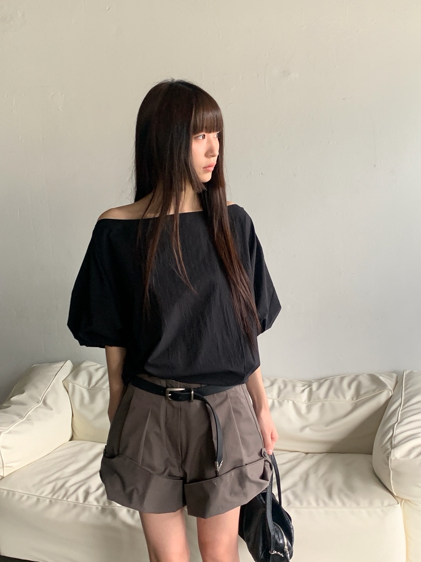 LOGARDEN東大門實拍韓國女裝新款時尚推薦26春夏襯衫蕾絲衫LO GARDEN襯衫/蕾絲衫圖色2