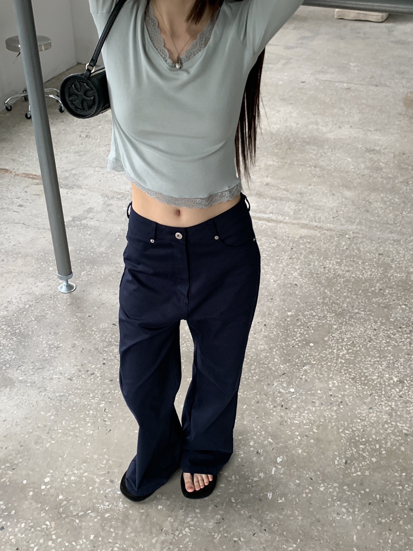 LOGARDEN韓國直郵實拍女士新品熱賣推薦休閑26夏季休閑褲LO GARDEN休閑褲
