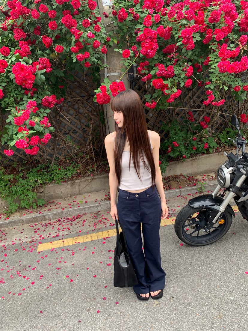 LOGARDEN韓國直郵實拍女士新品熱賣推薦休閑26夏季休閑褲LO GARDEN休閑褲