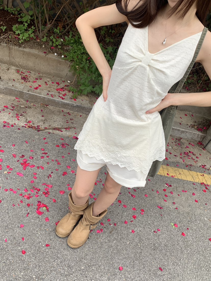LOGARDEN韓國直郵實拍女裝新款熱賣時尚26春夏人氣吊帶背心LO GARDEN吊帶/背心