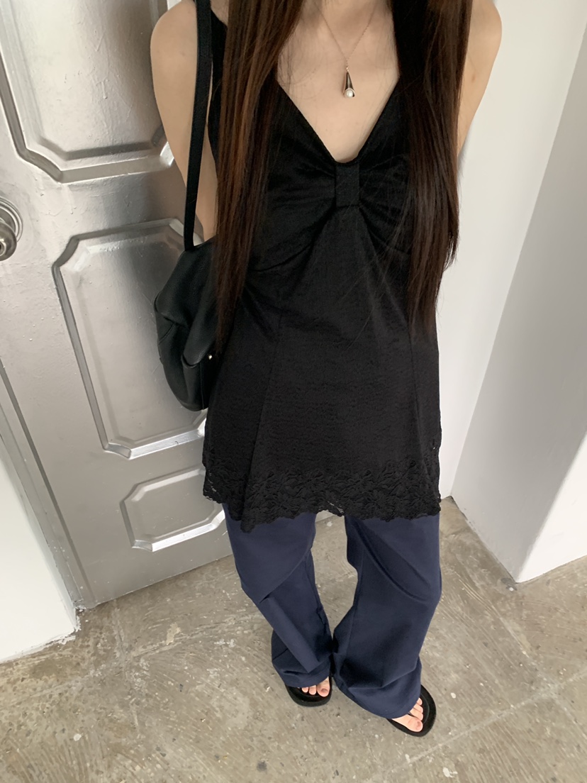 LOGARDEN韓國直郵實拍女裝新款熱賣時尚26春夏人氣吊帶背心LO GARDEN吊帶/背心