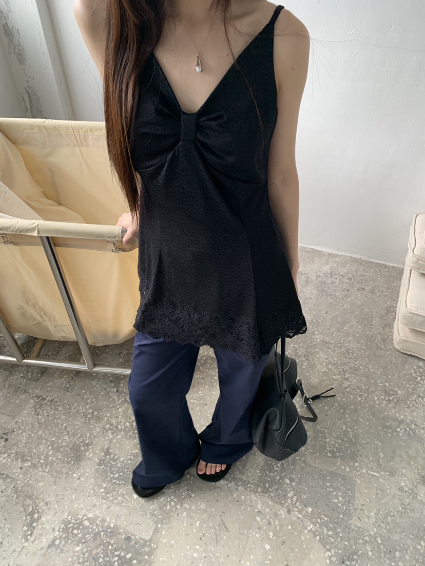LOGARDEN韓國直郵實拍女裝新款熱賣時尚26春夏人氣吊帶背心LO GARDEN吊帶/背心