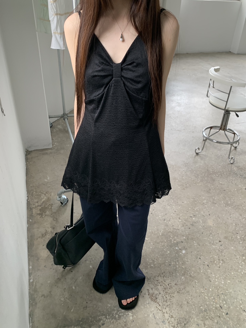 LOGARDEN韓國直郵實拍女裝新款熱賣時尚26春夏人氣吊帶背心LO GARDEN吊帶/背心