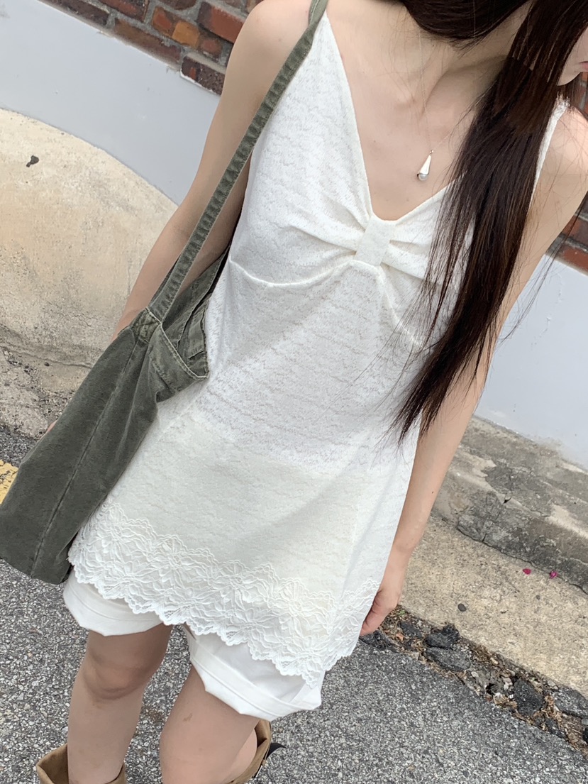 LOGARDEN韓國直郵實拍女裝新款熱賣時尚26春夏人氣吊帶背心LO GARDEN吊帶/背心