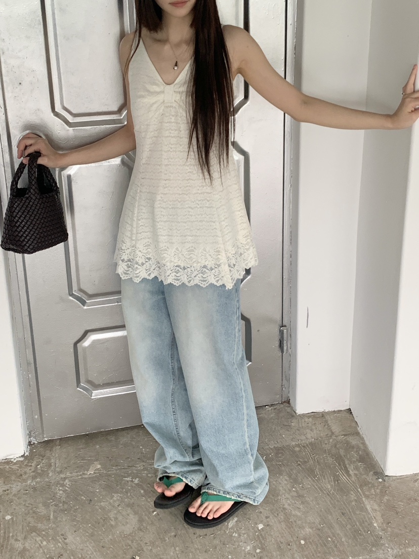 LOGARDEN韓國直郵實拍女裝新款熱賣時尚26春夏人氣吊帶背心LO GARDEN吊帶/背心
