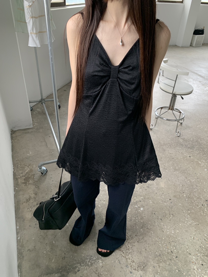 LOGARDEN韓國直郵實拍女裝新款熱賣時尚26春夏人氣吊帶背心LO GARDEN吊帶/背心