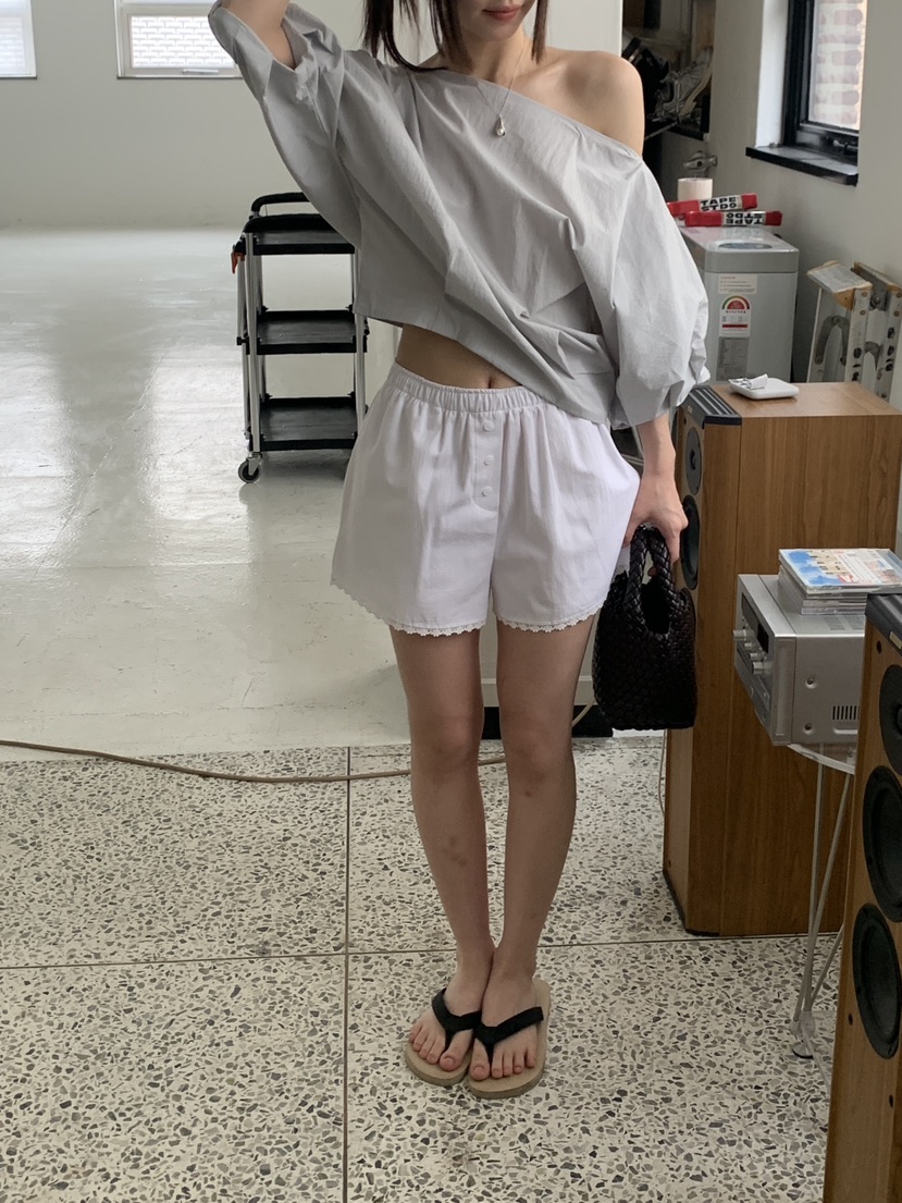 LOGARDEN韓國直郵女士新款時尚休閑職業人氣26春夏熱賣短褲LO GARDEN短褲