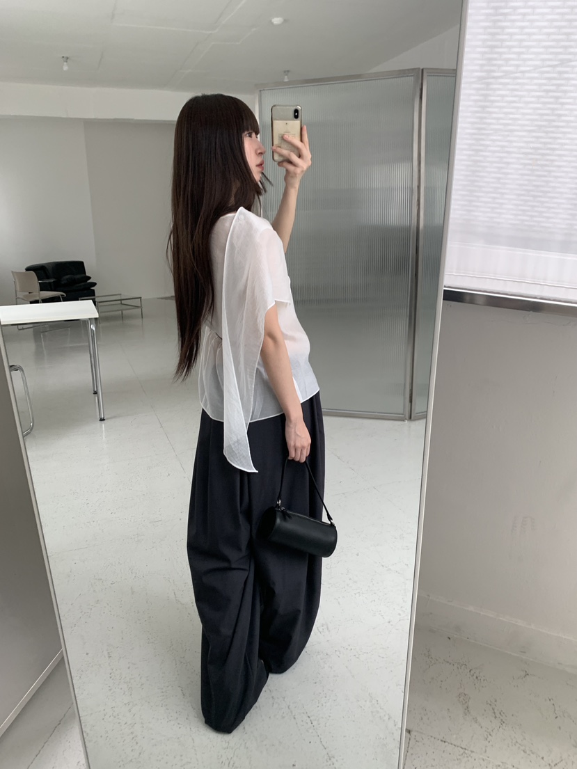 LOGARDEN韓國直郵女士新款時尚休閑26夏季推薦襯衫蕾絲衫LO GARDEN襯衫/蕾絲衫