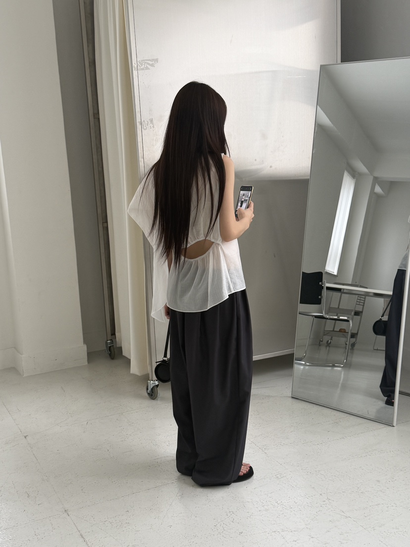 LOGARDEN韓國直郵女士新款時尚休閑26夏季推薦襯衫蕾絲衫LO GARDEN襯衫/蕾絲衫