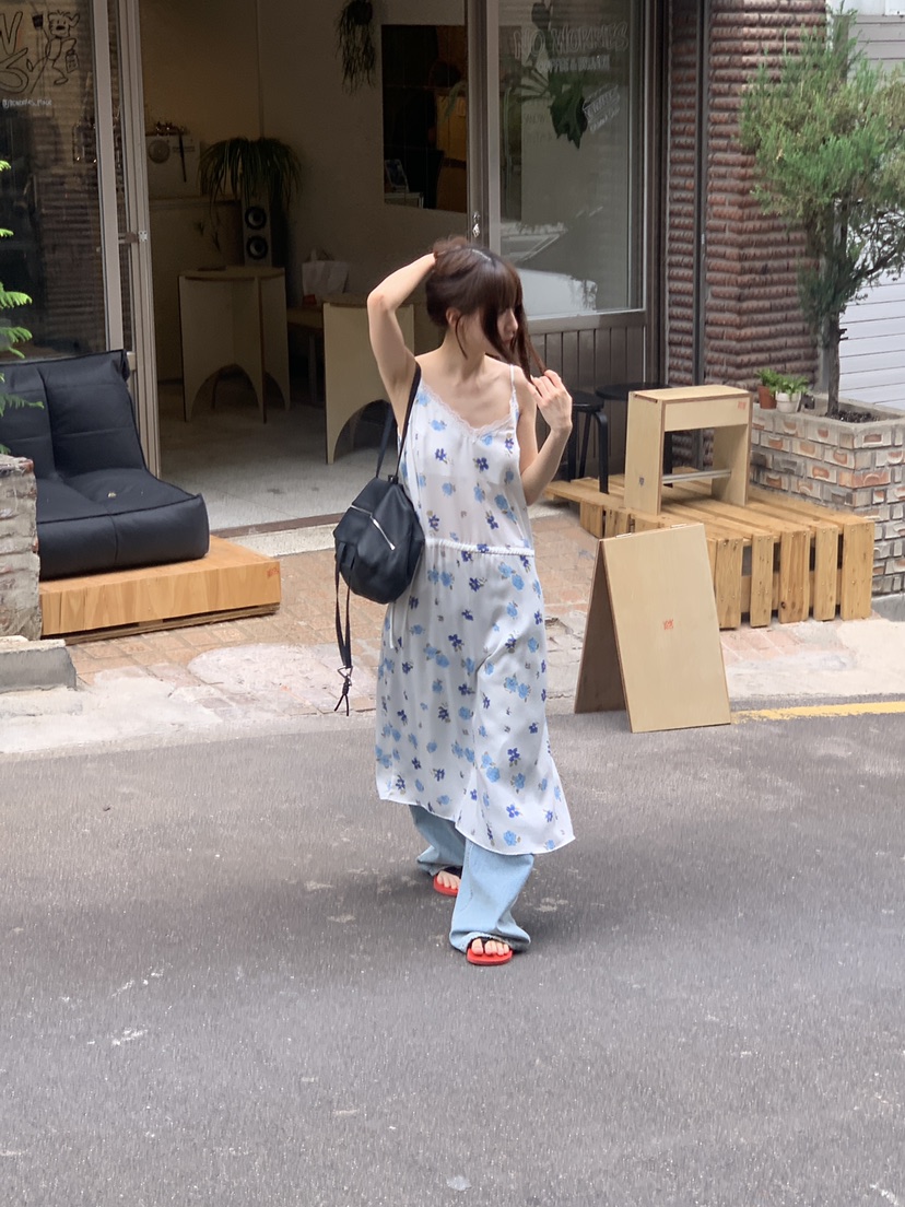 LOGARDEN韓國東大門直郵女士新款休閑人氣職業26夏季連衣裙LO GARDEN連衣裙