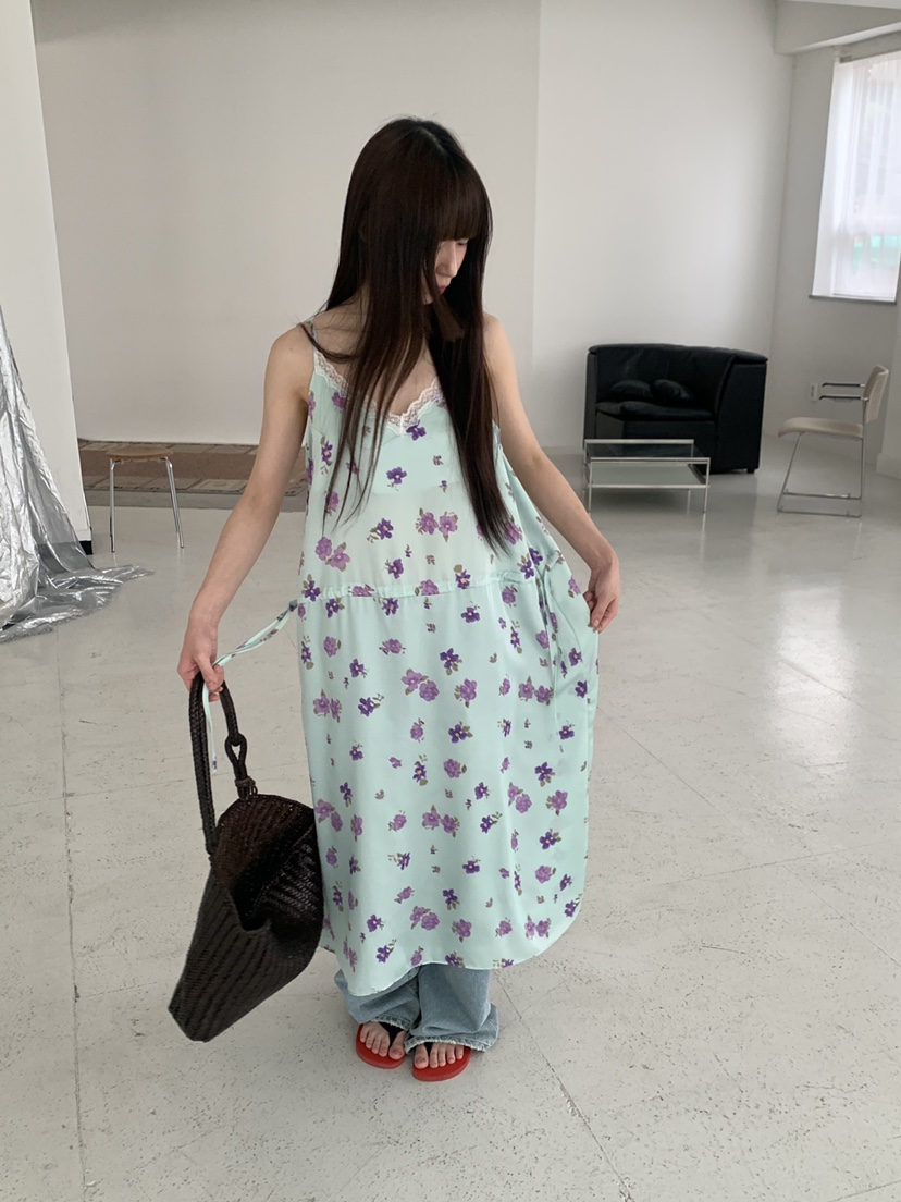 LOGARDEN韓國東大門直郵女士新款休閑人氣職業26夏季連衣裙LO GARDEN連衣裙