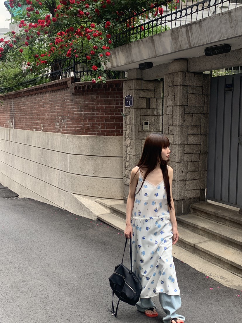 LOGARDEN韓國東大門直郵女士新款休閑人氣職業26夏季連衣裙LO GARDEN連衣裙