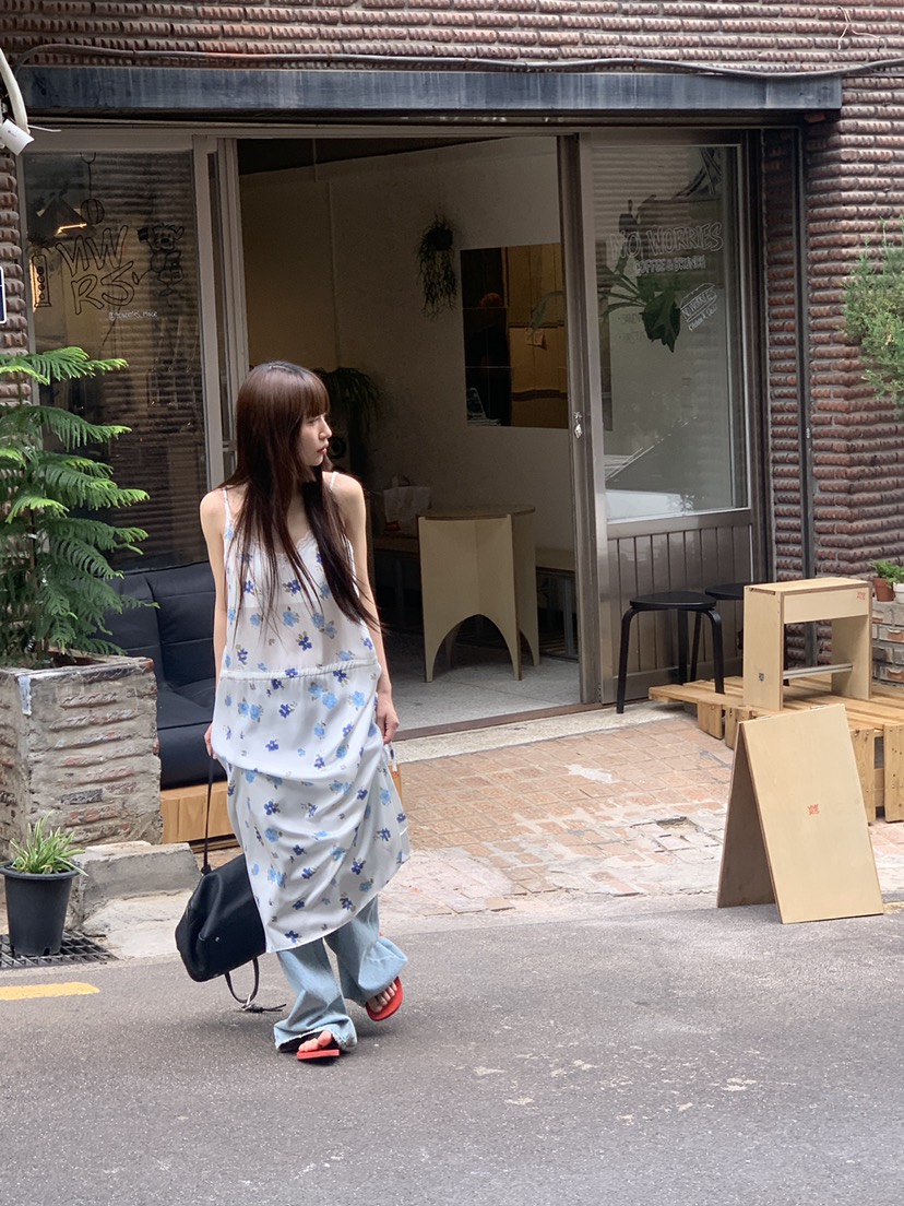 LOGARDEN韓國東大門直郵女士新款休閑人氣職業26夏季連衣裙LO GARDEN連衣裙
